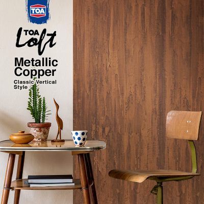 TOA LOFT METALLIC COPPER #M888 <br> (9kg./ถัง) สีทองแดง