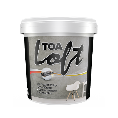 TOA LOFT METALLIC COPPER #M888 <br> (9kg./ถัง) สีทองแดง