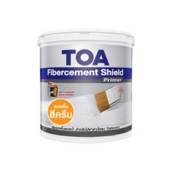 TOA สีรองพื้นไม้ฝาไฟเบอร์ซีเมนต์ #FP001 <br> (1กล.) สีครีม สูตรน้ำ