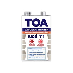 TOA ทินเนอร์ผสม #71 <br> (1/4กล.) สำหรับแลกเกอร์