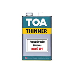 TOA ทินเนอร์ผสม #81 <br> (1กล.) สำหรับสีทาถนน