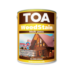สีย้อมไม้ TOA WOODSTAIN ฟิล์มสีเงา #G02 <br> (1/4กล.) สีไม้มะฮอกกานี