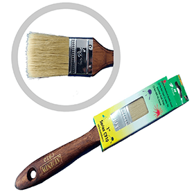 แปรงทาสี INDY <br> (ขนาด 1″) สำหรับสีน้ำและสีน้ำมัน