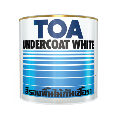 TOA สีรองพื้นไม้กันเชื้อรา #G1600 <br> (1/4กล.) สีขาว