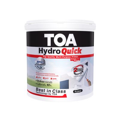 สีรองพื้นปูนใหม่/เก่า TOA Hydro Quick #1000 <br> (1กล.) สูตรน้ำ